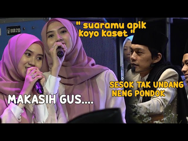 Gus iqdam terkesima suara merdu mbak alfi - ceramah terbaru live alun alun trenggalek class=