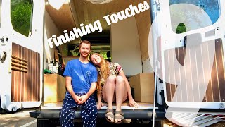 JUNE: Finishing our tiny home on wheels | Van Build