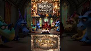 Dragon Happy Birthday Really Short Fantasy #shorts