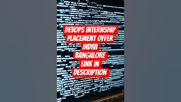 #DevOps Internship in Bengaluru 2025 | INVIDI Technologies Software Developer Hiring