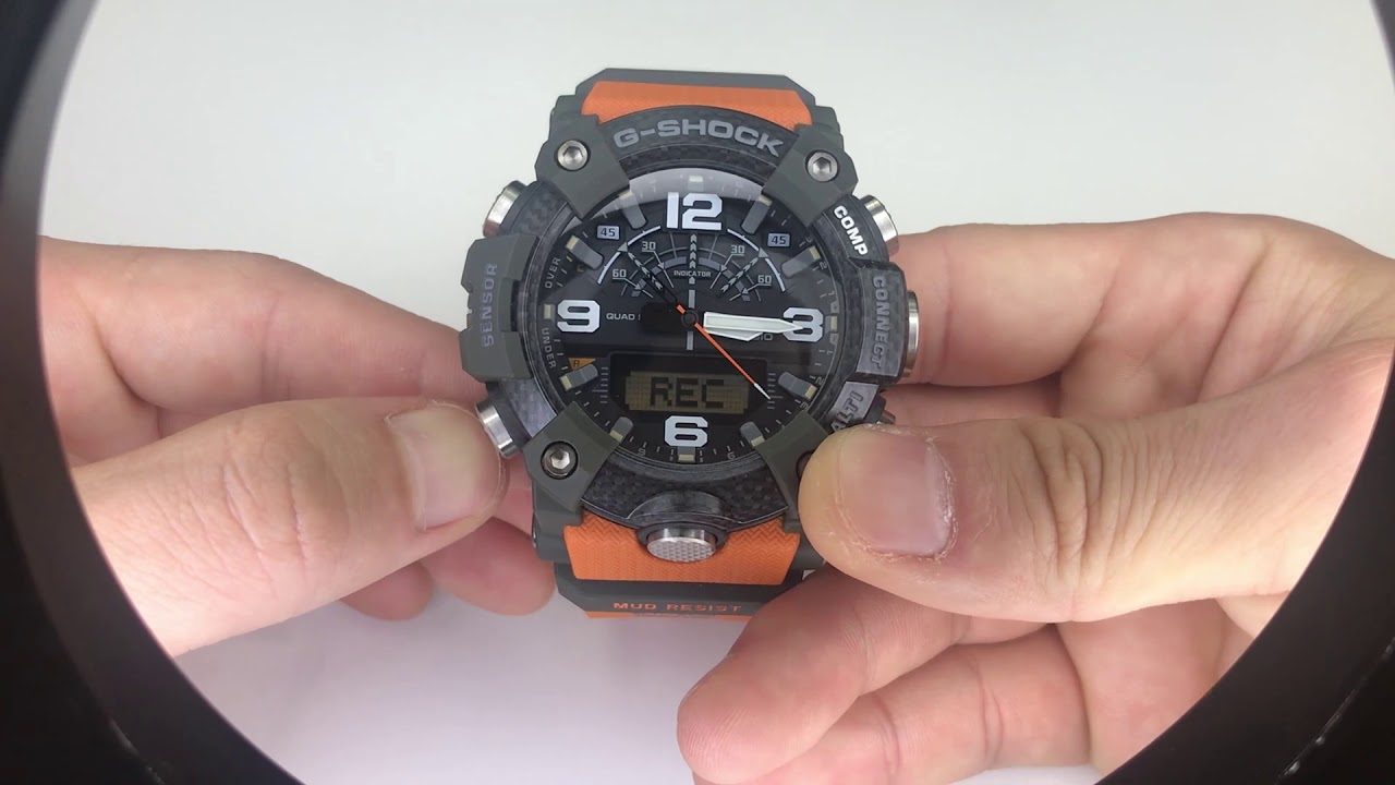 5594 How To Set The Mode On Casio G Shock Mudmaster Gg B100 Series Outdoor Watch Youtube
