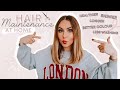 HAIR CARE ROUTINE AT HOME | Products to keep bleach blonde balayage healthy + shiny with no damage!