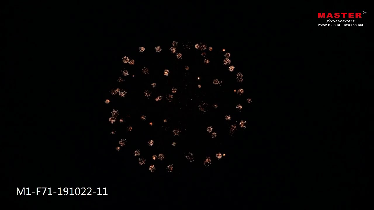 3 Inch Double Crackling Flower Pyro Display Shells For Shows ...