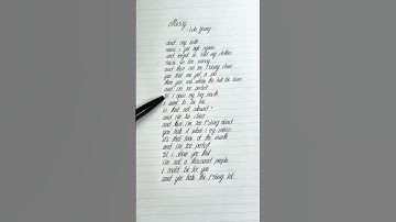 Thumbnail of messy lola young lyrics #poem #messy #lolayoung #handwriting #lyrics #singer #writing #songlyrics
