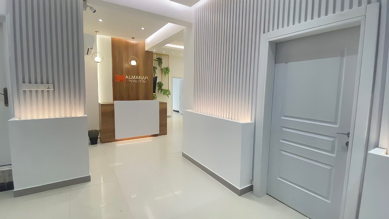 ديكور عيادة اسنان| تصميم و تنفيذ مكتب ياسر الهندسي #dentalclinic#design #interiordesign