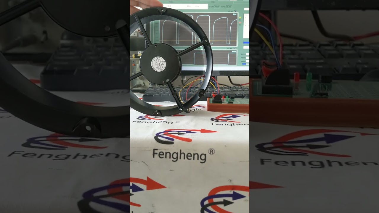 200x200x60mm 48V DC Heavy Duty Fan for Mining Ventilation - Dual Ball Bearing