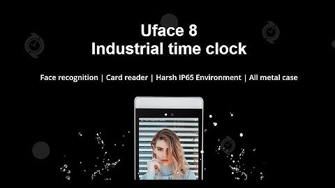 BundyPlus | Uface 8T contactless face recognition workforce terminal