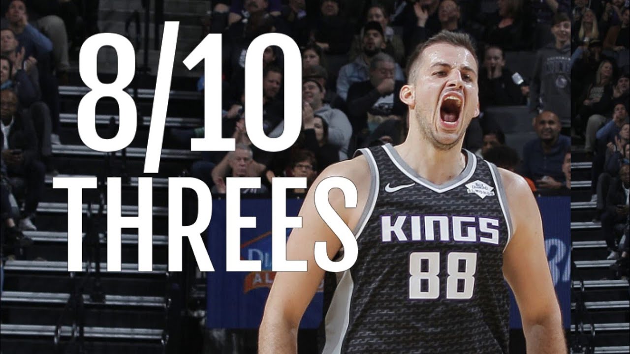 Nemanja Bjelica 8 three pointers