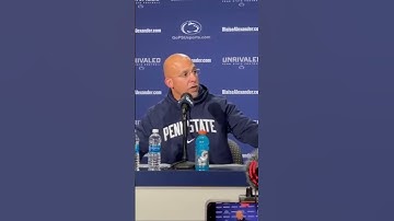 Reporter argues with Coach Franklin 🔵⚪️ #pennstate #pennstatefootball #weare #psu #football #shorts