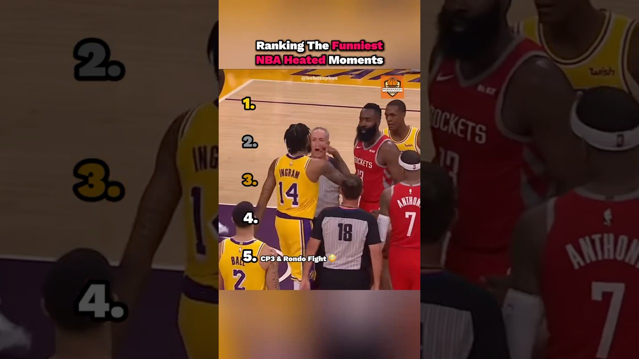 Ranking The Funniest NBA Heated Moments 😭💀
