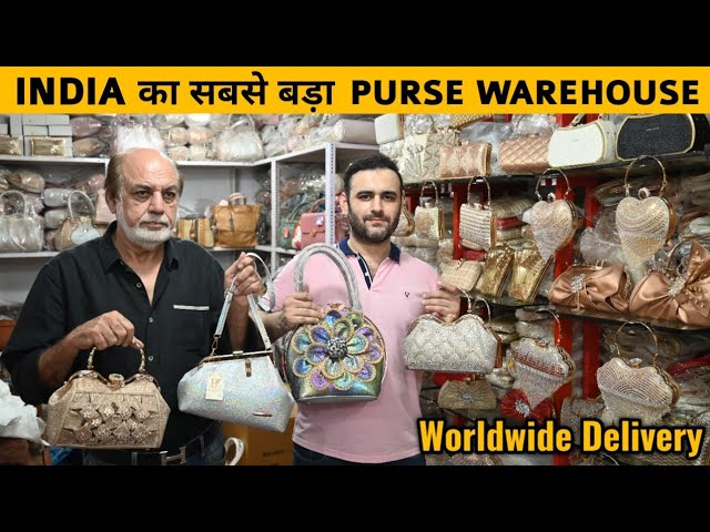 Imported & Indian purse | Ladies Purse and Bags Wholesale Market | Nabi  Karim Sadar Bazar Delhi - YouTube