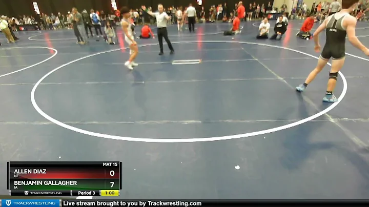 125 Lbs Cons. Round 2 - Benjamin Gallagher, IA Vs ...