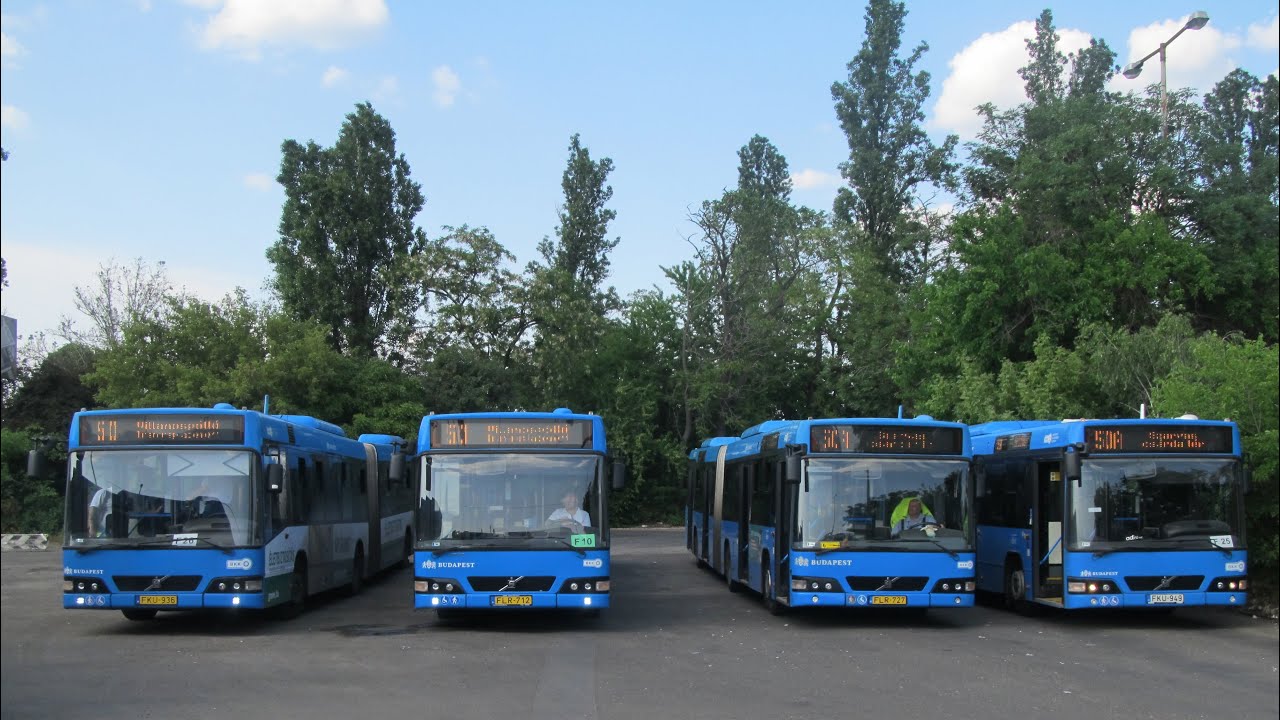 Budapest Volvo7700A buszai 2022 és 2025 között (képek)