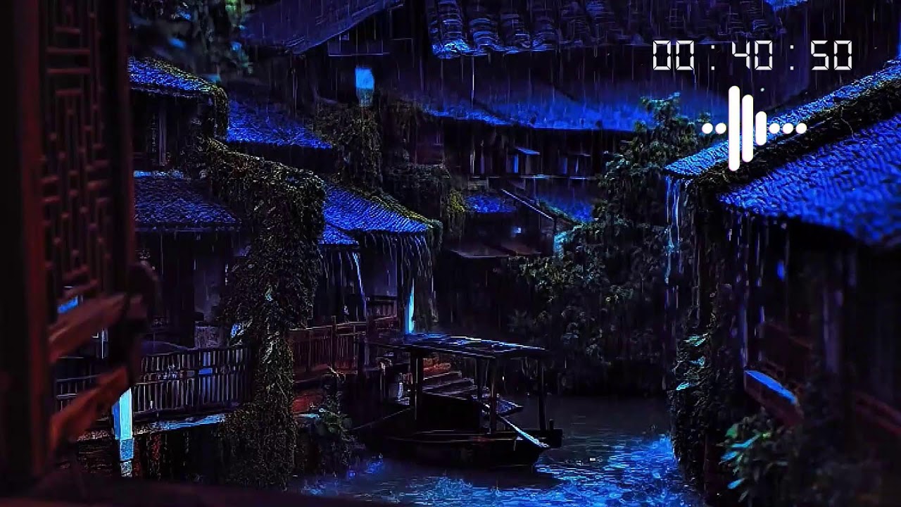 Heavy Rain and Thunder to Relax Mind and Body