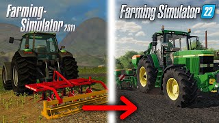 Farming Simulator 22 vs FS11, FS13, FS15, FS17, FS19 au cultivateur !