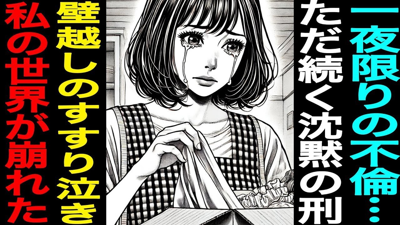 【漫画】夜中、壁越しにすすり泣く夫…私はその瞬間、地獄に落ちた【修羅場】 - YouTube
