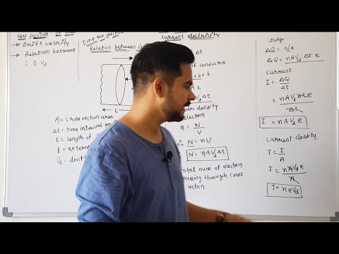 4.Drift velocity | iit-jee physics class 12