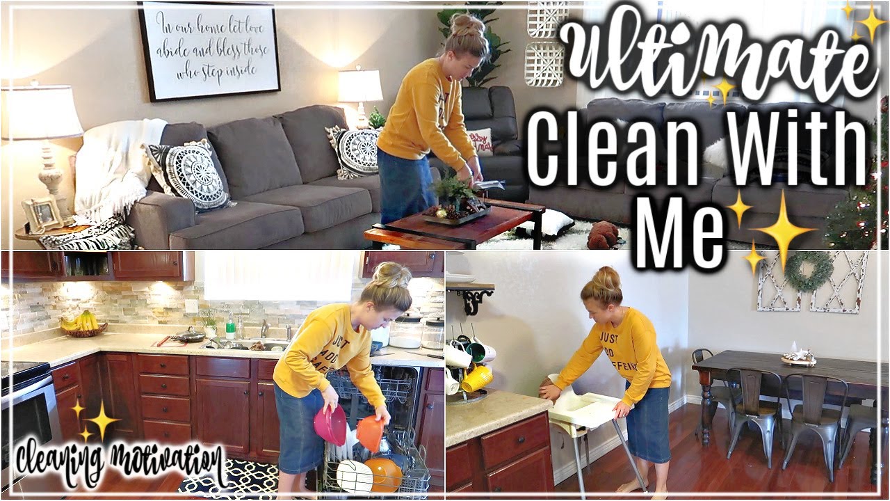 ULTIMATE CLEAN WITH ME WHOLE HOUSE CLEANING EXTREME CLEANING
