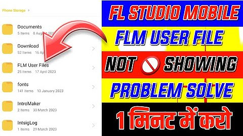 flm user file|#flmuserfile|flm user file not showing problem|fl studio mobile flm user file problem