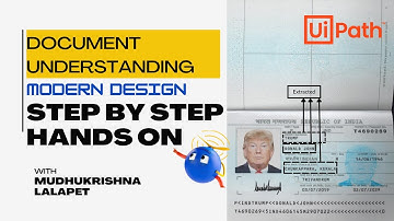 Extract Data from Invoices & Passports | UiPath DU (Modern Experience)  [ft. Indian Donald Trump 😅]