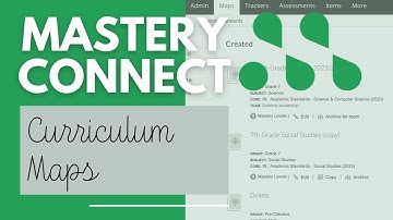 Mastery Connect: Finding Your Curriculum Maps (2)