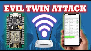 ESP8266 E.v.i.l  Twin 2 in 1:  E.v.i.l twin & D.eauth Programming & Testing screenshot 3