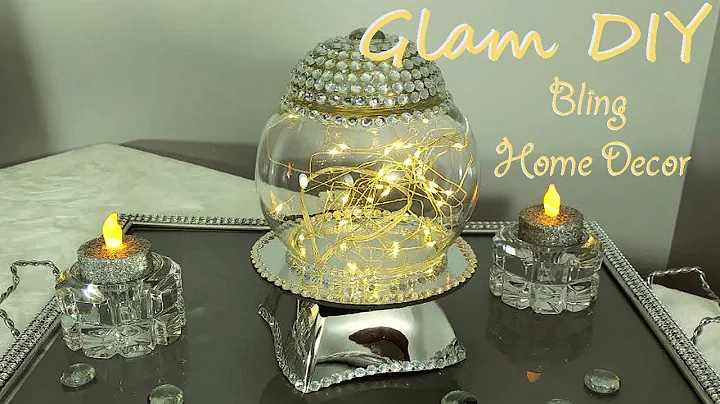 Dollar Tree DIY Glam Mirror Cloche