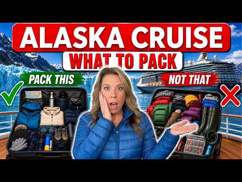 ALASKA CRUISE PACKING MISTAKES: What I Packed VS Wore on My Cruise