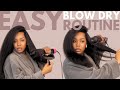 How To Safely Blow Dry Natural Hair | Reduced Manipulation &amp; Breakage