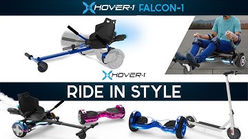 Hover-1 Falcon-1 Buggy Attachment | Turbo LED Lights, Compatible with All 6.5" & 8" Hoverboards