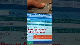 Robot Servo ON Nahi Ho Raha? 3 Reason | Hindi