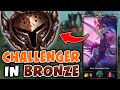 What happens when a TOP 100 CHALLENGER visits BRONZE | Challenger Zoe vs Bronze Elo