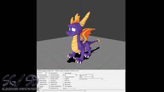 (SFM) Spyro Reignited Trilogy Style model Jiggle Bone Test