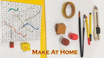 How to draw snake and ladder game board easy / Snake and ladder board drawing step by step