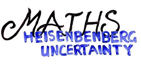 The reason for the Heisenberg Uncertainty Principle