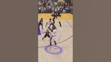 Can Shaq Make A Three Pointer In NBA 2K23!!! #shorts