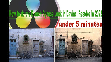 Bleach Bypass look in Davinci Resolve 18.5 under 5 minutes