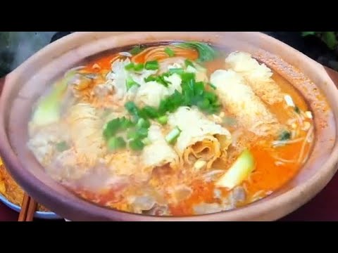 Fat Rice Needoles Fat Sauce Rice Noodles Three people eat two packs, add some side dishes ...