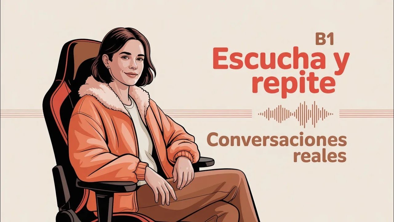 B1 Spanish Shadowing Practice | Essential Real-Life Conversations | Learn Spanish with Podcast