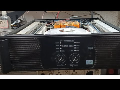 AUDIOTONE AMPLIFIER ADMT 1802 OPEN REVIEW - YouTube