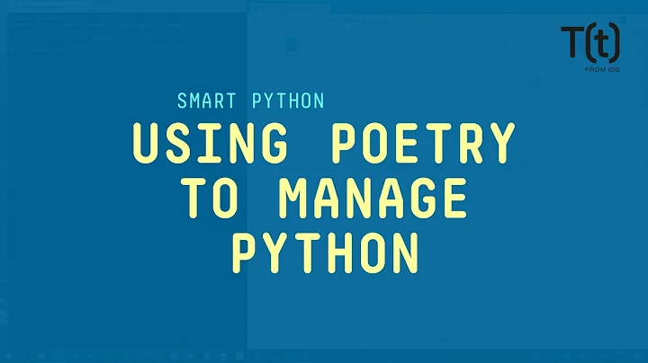 Using Poetry to manage Python projects