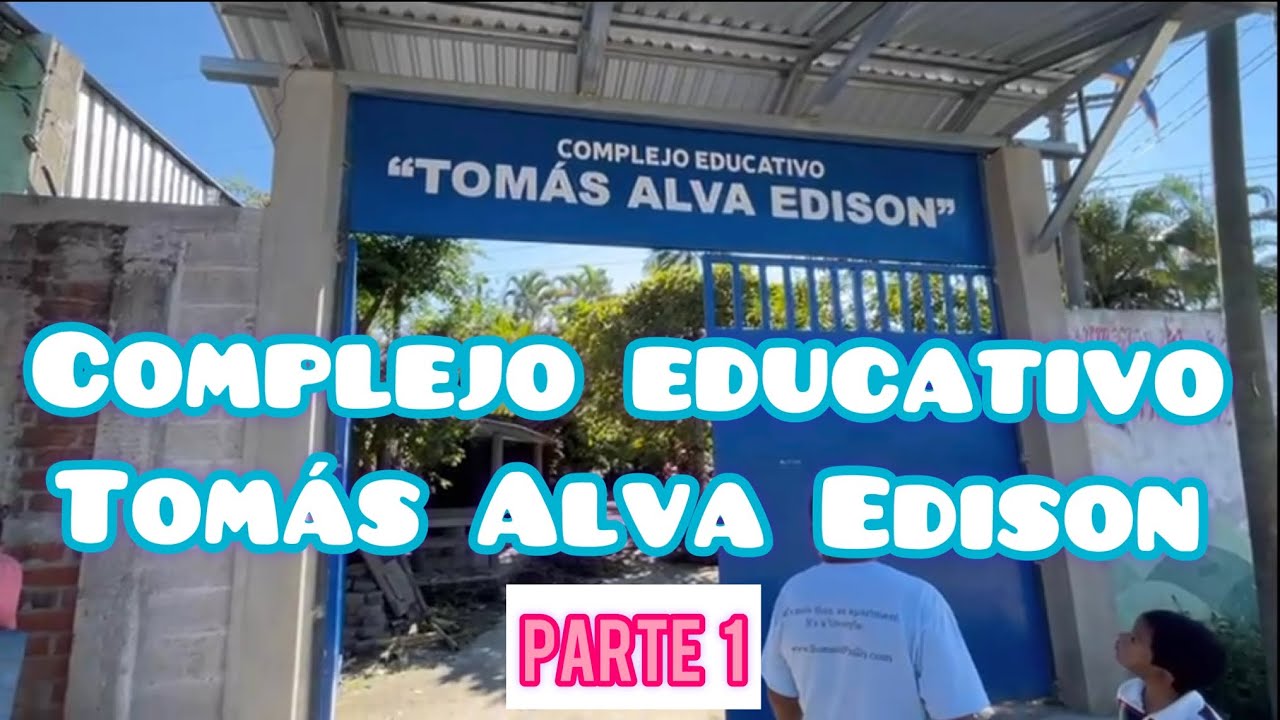 Recorriendo las instalaciones de la Escuela Tomás Alva Edison, El Espinal San Rafael Cedros. Parte 1