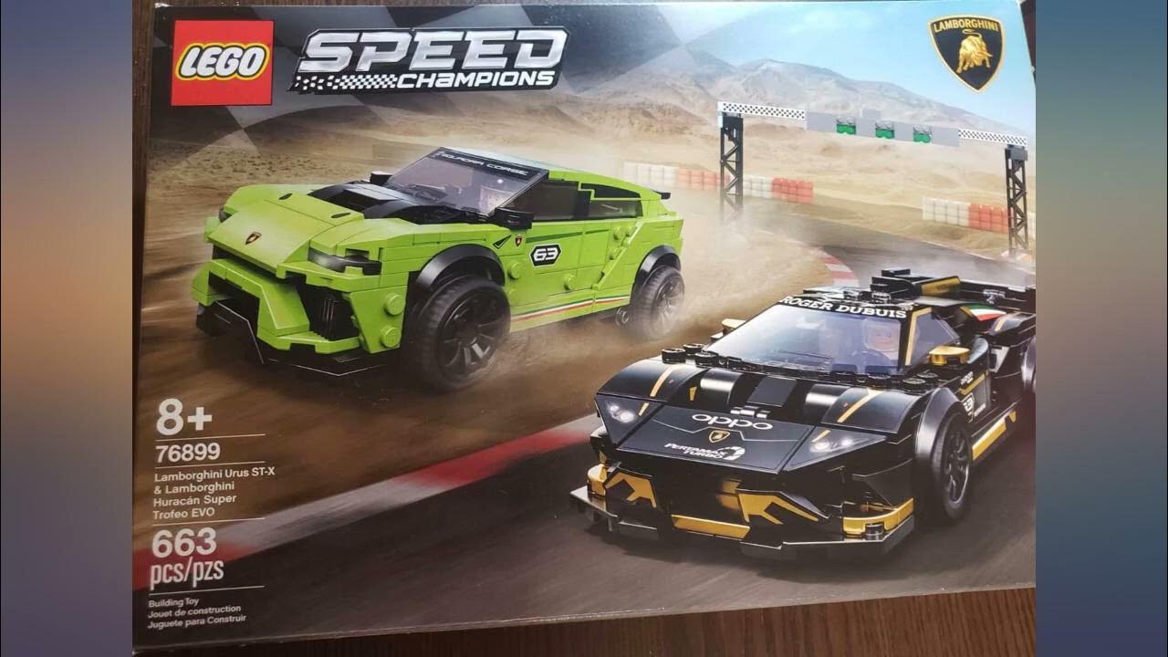 LEGO Speed Champions Lamborghini Urus ST-X and Lamborghini Huracan
