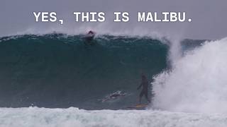 MALIBU GOES OFF: Hurricane Marie 2.0 (storm surf)