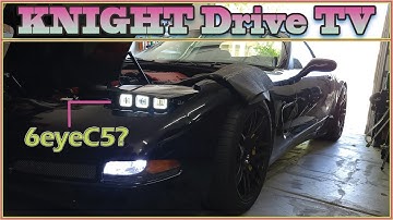 C5 Corvette Sleepy Eye Headlight Conversion Kit Fabrication