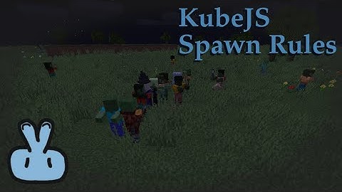 KubeJS Mob Spawns Tutorial