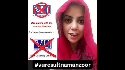 #vuresultnamanzoor future sy khailna bnd karain | Ann