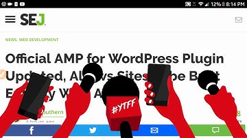 Amp WordPress plugin updated and improved for all websites to work on mobile devices