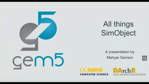 gem5 Tutorial at ISCA 2024: gem5 SimObject