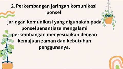 Materi informatika mengenai komunikasi data dengan ponsel (Aulia)